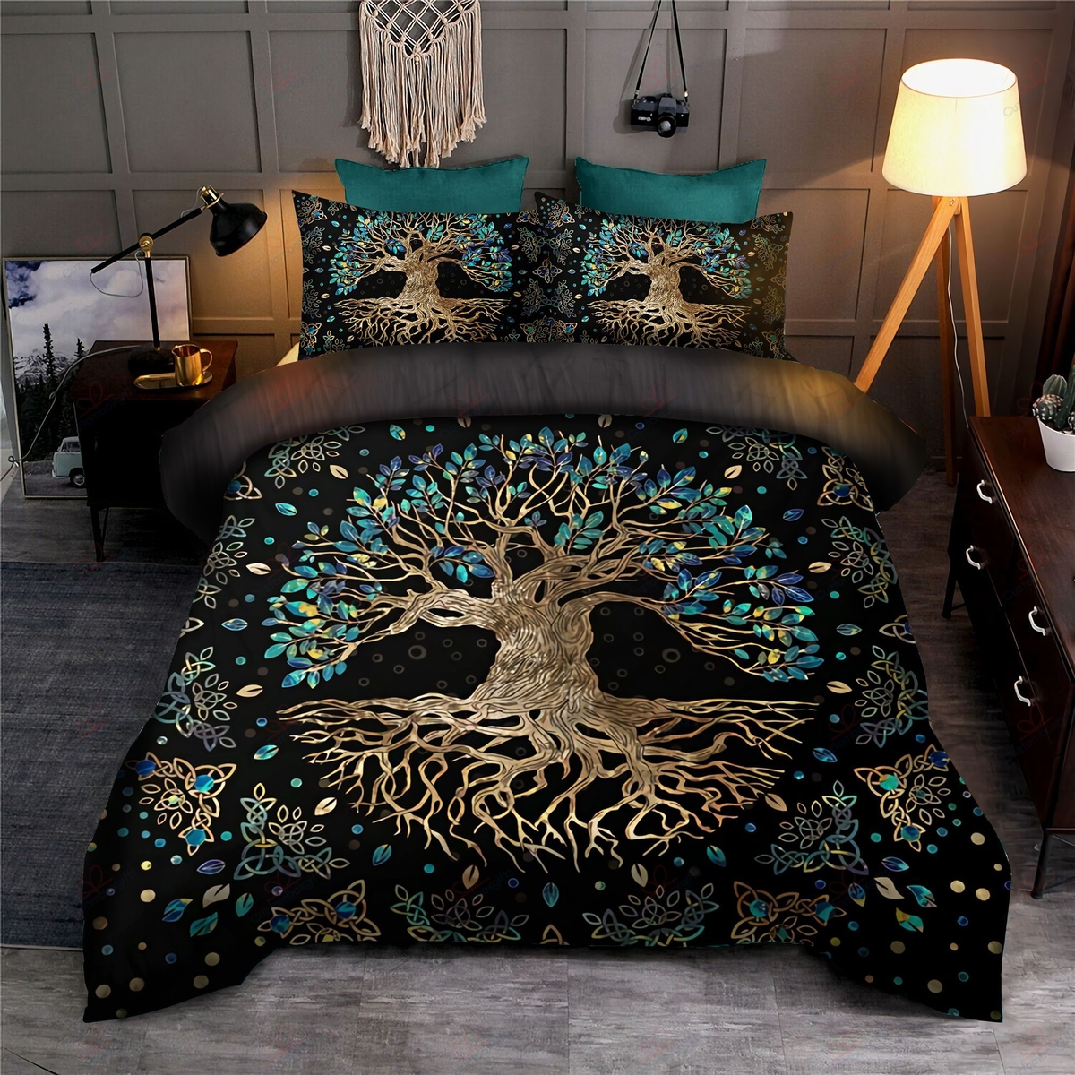 Tree Of Life Bedding Set (Duvet Cover & Pillow Cases) - Unique Anime Apparel for Fans